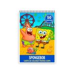 Carti si Birotica - Carti - Carti pentru copii - Carti de colorat - Carte de colorat pentru copii , 50 de ilustratii Spongebob, 106 pagini, A5 - Infinity.ro