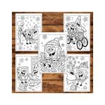 Carti si Birotica - Carti - Carti pentru copii - Carti de colorat - Carte de colorat pentru copii , 50 de ilustratii Spongebob, 106 pagini, A5 - Infinity.ro