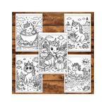 Carti si Birotica - Carti - Carti pentru copii - Carti de colorat - Carte de colorat pentru copii , 50 de ilustratii Unicorns, 106 pagini, A5 - Infinity.ro