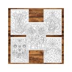 Carti si Birotica - Carti - Carti pentru copii - Carti de colorat - Carte de colorat pentru copii , 50 de ilustratii Vitralii de Craciun, 106 pagini, A5 - Infinity.ro