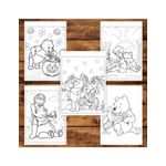 Carti si Birotica - Carti - Carti pentru copii - Carti de colorat - Carte de colorat pentru copii , 50 de ilustratii Winnie-the-Pooh - Volumul II, 106 pagini, A5 - Infinity.ro