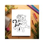 Carti si Birotica - Carti - Carti pentru copii - Carti de colorat - Carte de colorat pentru copii , 50 de ilustratii Winnie-the-Pooh - Volumul II, 106 pagini, A5 - Infinity.ro