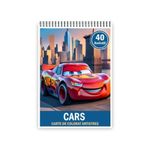 Carti si Birotica - Carti - Carti pentru copii - Carti de colorat - Carte de colorat pentru copii, 40 de ilustratii Cars - Volumul II, 86 pagini, A5 - Infinity.ro