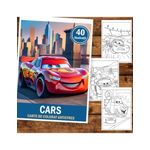 Carti si Birotica - Carti - Carti pentru copii - Carti de colorat - Carte de colorat pentru copii, 40 de ilustratii Cars - Volumul II, 86 pagini, A5 - Infinity.ro