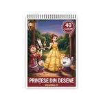 Carti si Birotica - Carti - Carti pentru copii - Carti de colorat - Carte de colorat pentru copii, 40 de ilustratii Printese din Desene - Volumul IV, 86 pagini, A5 - Infinity.ro