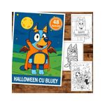 Carti si Birotica - Carti - Carti pentru copii - Carti de colorat - Carte de colorat pentru copii, 48 de ilustratii Halloween cu Bluey, 102 pagini, A5 - Infinity.ro