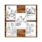 Carti si Birotica - Carti - Carti pentru copii - Carti de colorat - Carte de colorat pentru copii, 32 de ilustratii Masha si Ursul, 68 pagini, A5 - Infinity.ro
