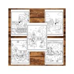 Carti si Birotica - Carti - Carti pentru copii - Carti de colorat - Carte de colorat pentru copii, 40 de ilustratii Craciunul cu Bluey - Volumul II, 86 pagini, A5 - Infinity.ro