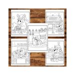 Carti si Birotica - Carti - Carti pentru copii - Carti de colorat - Carte de colorat pentru copii, 40 de ilustratii Craciunul cu Bluey - Volumul I, 86 pagini, A5 - Infinity.ro