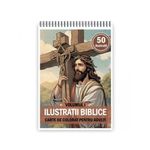 Carti si Birotica - Carti - Carti pentru copii - Carti de colorat - Carte de colorat pentru copii, 50 de ilustratii Biblice - Volumul I, 106 pagini, A5 - Infinity.ro