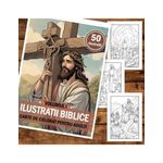 Carti si Birotica - Carti - Carti pentru copii - Carti de colorat - Carte de colorat pentru copii, 50 de ilustratii Biblice - Volumul I, 106 pagini, A5 - Infinity.ro