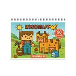 Carti si Birotica - Carti - Carti pentru copii - Carti de colorat - Carte de colorat pentru copii, 50 de ilustratii Minecraft - Volumul III, 106 pagini, A5 - Infinity.ro
