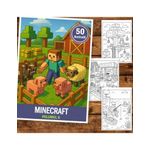 Carti si Birotica - Carti - Carti pentru copii - Carti de colorat - Carte de colorat pentru copii, 50 de ilustratii Minecraft - Volumul II, 106 pagini, A5 - Infinity.ro
