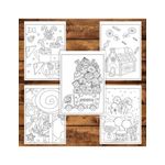 Carti si Birotica - Carti - Carti pentru copii - Carti de colorat - Carte de colorat pentru copii, 50 de ilustratii Lumea Dulcurilor, 106 pagini, A5 - Infinity.ro