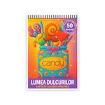 Carti si Birotica - Carti - Carti pentru copii - Carti de colorat - Carte de colorat pentru copii, 50 de ilustratii Lumea Dulcurilor, 106 pagini, A5 - Infinity.ro