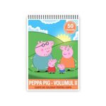 Carti si Birotica - Carti - Carti pentru copii - Carti de colorat - Carte de colorat pentru copii, 50 de ilustratii Peppa Pig - Volumul II, 106 pagini, A5 - Infinity.ro