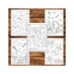 Carti si Birotica - Carti - Carti pentru copii - Carti de colorat - Carte de colorat pentru copii, 50 de ilustratii Lumea Dulcurilor, 106 pagini, A5 - Infinity.ro
