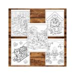 Carti si Birotica - Carti - Carti pentru copii - Carti de colorat - Carte de colorat pentru copii, 50 de ilustratii Patrula Catelusilor - Volumul III, 106 pagini, A5 - Infinity.ro