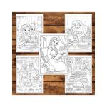 Carti si Birotica - Carti - Carti pentru copii - Carti de colorat - Carte de colorat pentru copii, 50 de ilustratii Printese din Desene - Volumul V, 106 pagini, A5 - Infinity.ro