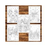 Carti si Birotica - Carti - Carti pentru copii - Carti de colorat - Carte de colorat pentru copii, 50 de ilustratii Supereroi Festivi - Volumul I, 106 pagini, A5 - Infinity.ro