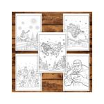 Carti si Birotica - Carti - Carti pentru copii - Carti de colorat - Carte de colorat pentru copii, 50 de ilustratii Supereroi Festivi - Volumul II, 106 pagini, A5 - Infinity.ro