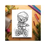 Carti si Birotica - Carti - Carti pentru copii - Carti de colorat - Carte de colorat pentru copii, 50 de ilustratii, Zombie kids - Volumul I, 106 pagini, A5 - Infinity.ro