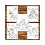 Carti si Birotica - Carti - Carti pentru copii - Carti de colorat - Carte de colorat pentru copii, 50 de ilustratii Unicorni Magici, 106 pagini, A5 - Infinity.ro