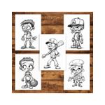 Carti si Birotica - Carti - Carti pentru copii - Carti de colorat - Carte de colorat pentru copii, 50 de ilustratii, Zombie kids - Volumul I, 106 pagini, A5 - Infinity.ro