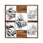 Carti si Birotica - Carti - Carti pentru copii - Carti de colorat - Carte de colorat pentru relaxare si antistres, 25 de ilustratii, Graffiti cu Masini, 56 pagini, A5 - Infinity.ro