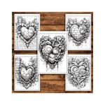 Carti si Birotica - Carti - Carti pentru copii - Carti de colorat - Carte de colorat pentru relaxare si antistres, 25 de ilustratii, Graffiti Heart, 56 pagini, A5 - Infinity.ro