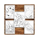 Carti si Birotica - Carti - Carti pentru copii - Carti de colorat - Carte de colorat pentru relaxare si antistres, 30 de ilustratii, Pokemon, 66 pagini, A5 - Infinity.ro