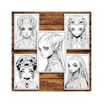 Carti si Birotica - Carti - Carti pentru copii - Carti de colorat - Carte de colorat pentru relaxare si antistres, 40 de ilustratii, Anime Alien Girls, 86 pagini, A5 - Infinity.ro