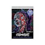 Carti si Birotica - Carti - Carti pentru copii - Carti de colorat - Carte de colorat pentru relaxare si antistres, 40 de ilustratii, Cosmaruri - Volumul II, 86 pagini, A5 - Infinity.ro