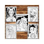 Carti si Birotica - Carti - Carti pentru copii - Carti de colorat - Carte de colorat pentru relaxare si antistres, 40 de ilustratii, Cosmaruri - Volumul II, 86 pagini, A5 - Infinity.ro