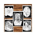 Carti si Birotica - Carti - Carti pentru copii - Carti de colorat - Carte de colorat pentru relaxare si antistres, 40 de ilustratii, Cosmaruri - Volumul I, 86 pagini, A5 - Infinity.ro