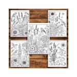 Carti si Birotica - Carti - Carti pentru copii - Carti de colorat - Carte de colorat pentru relaxare si antistres, 40 de ilustratii, Frumusetile Naturii, 86 pagini, A5 - Infinity.ro