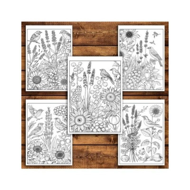 Carti si Birotica - Carti - Carti pentru copii - Carti de colorat - Carte de colorat pentru relaxare si antistres, 40 de ilustratii, Frumusetile Naturii, 86 pagini, A5 - Infinity.ro