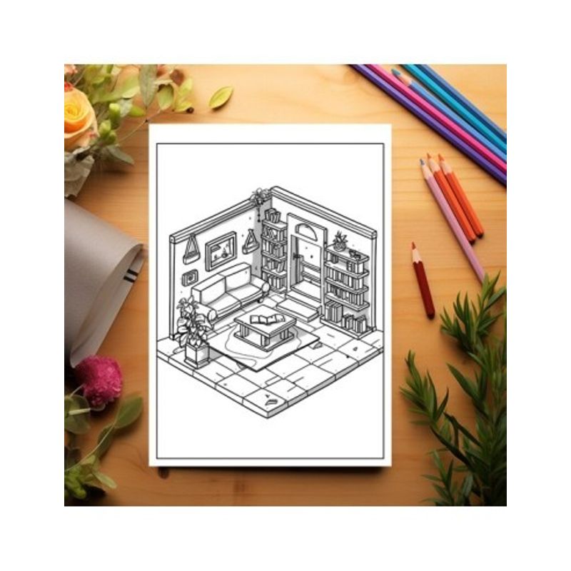 Carti si Birotica - Carti - Carti pentru copii - Carti de colorat - Carte de colorat pentru relaxare si antistres, 40 de ilustratii, Pocket House, 86 pagini, A5 - Infinity.ro