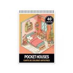 Carti si Birotica - Carti - Carti pentru copii - Carti de colorat - Carte de colorat pentru relaxare si antistres, 40 de ilustratii, Pocket House, 86 pagini, A5 - Infinity.ro