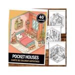 Carti si Birotica - Carti - Carti pentru copii - Carti de colorat - Carte de colorat pentru relaxare si antistres, 40 de ilustratii, Pocket House, 86 pagini, A5 - Infinity.ro