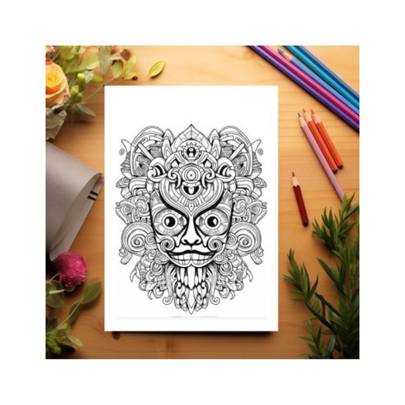 Carti si Birotica - Carti - Carti pentru copii - Carti de colorat - Carte de colorat pentru relaxare si antistres, 43 de ilustratii, Tatuaje Bestiale, 92 pagini, A5 - Infinity.ro