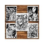 Carti si Birotica - Carti - Carti pentru copii - Carti de colorat - Carte de colorat pentru relaxare si antistres, 40 de ilustratii, Supereroi in stil graffiti - Volumul II, 86 pagini, A5 - Infinity.ro