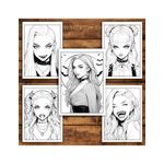 Carti si Birotica - Carti - Carti pentru copii - Carti de colorat - Carte de colorat pentru relaxare si antistres, 45 de ilustratii, Anime Vampire Girls, 106 pagini, A5 - Infinity.ro