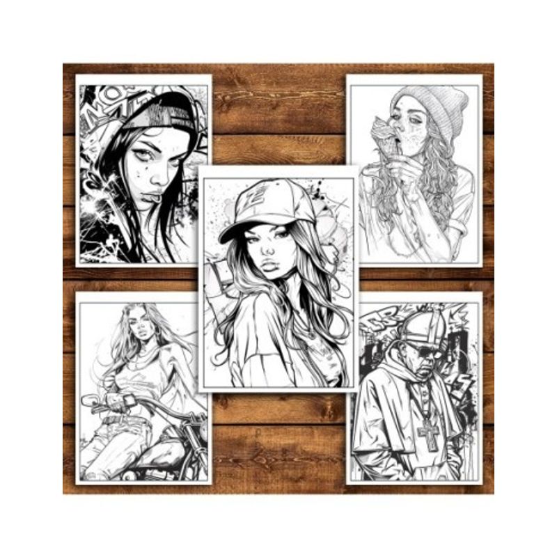 Carti si Birotica - Carti - Carti pentru copii - Carti de colorat - Carte de colorat pentru relaxare si antistres, 44 de ilustratii, GTA, 94 pagini, A5 - Infinity.ro