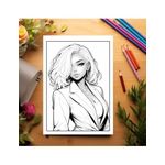Carti si Birotica - Carti - Carti pentru copii - Carti de colorat - Carte de colorat pentru relaxare si antistres, 45 de ilustratii, Anime Suit Girls, 106 pagini, A5 - Infinity.ro