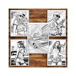 Carti si Birotica - Carti - Carti pentru copii - Carti de colorat - Carte de colorat pentru relaxare si antistres, 44 de ilustratii, GTA, 94 pagini, A5 - Infinity.ro