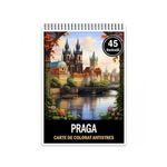 Carti si Birotica - Carti - Carti pentru copii - Carti de colorat - Carte de colorat pentru relaxare si antistres, 45 de ilustratii, Praga, 96 pagini, A5 - Infinity.ro