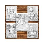 Carti si Birotica - Carti - Carti pentru copii - Carti de colorat - Carte de colorat pentru relaxare si antistres, 45 de ilustratii, Pisici Bucatari, 96 pagini, A5 - Infinity.ro