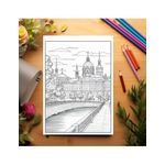 Carti si Birotica - Carti - Carti pentru copii - Carti de colorat - Carte de colorat pentru relaxare si antistres, 45 de ilustratii, Praga, 96 pagini, A5 - Infinity.ro