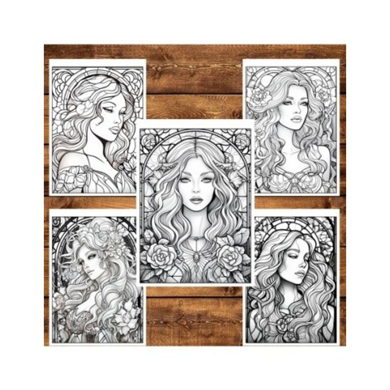 Carti si Birotica - Carti - Carti pentru copii - Carti de colorat - Carte de colorat pentru relaxare si antistres, 45 de ilustratii, Vitralii cu fete, 96 pagini, A5 - Infinity.ro